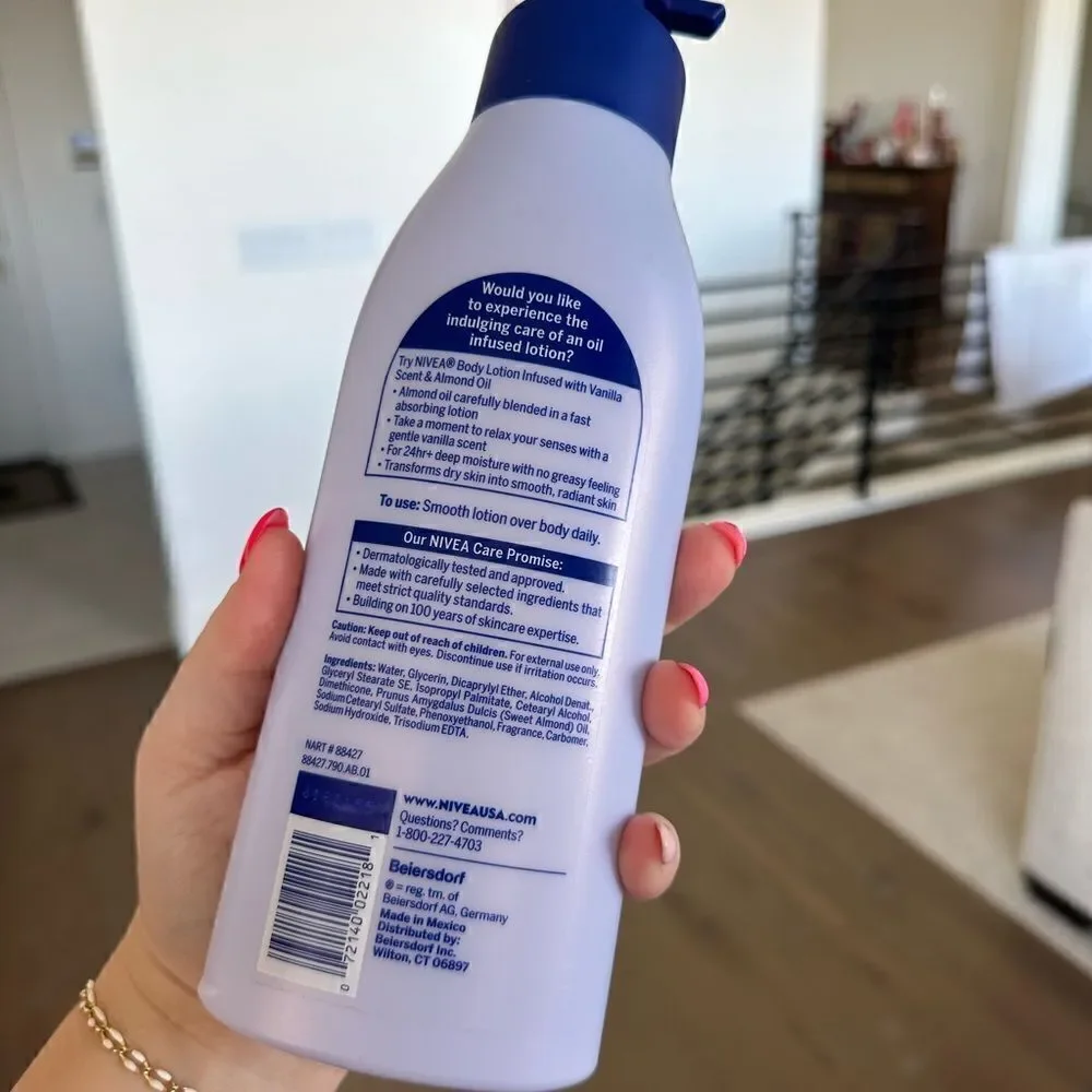 Nivea oil infused lotion NEW